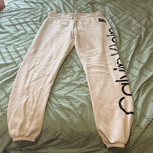 Calvin Klein Beige Sweatpants (S)